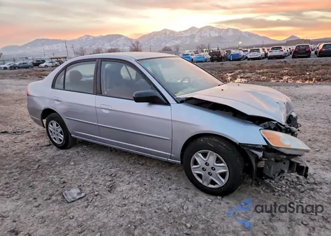 2003 Honda Civic Lx from USA, damaged, VIN 2HGES16593H558732